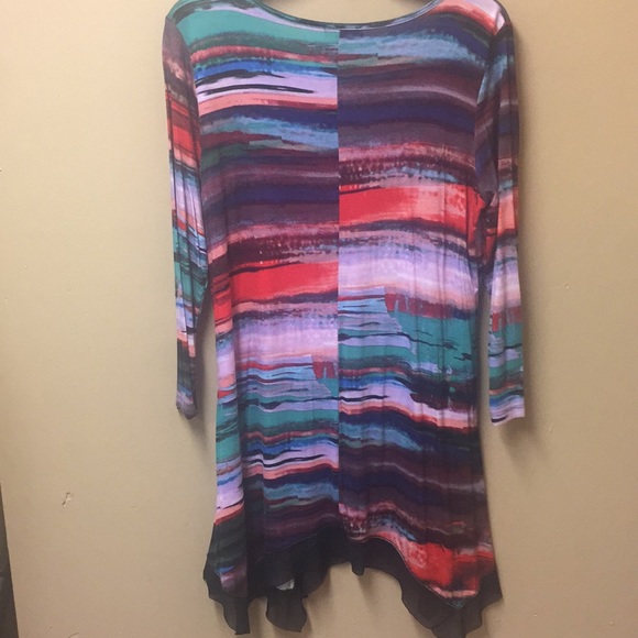 SOLD Cupio Colorful Tunic Top - Picture 2 of 7